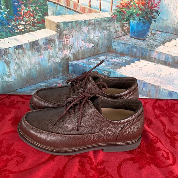 NEW! Apex Lexington LT910M Oxfords Brown Leather Men\'s 11 X-Wide main image 4